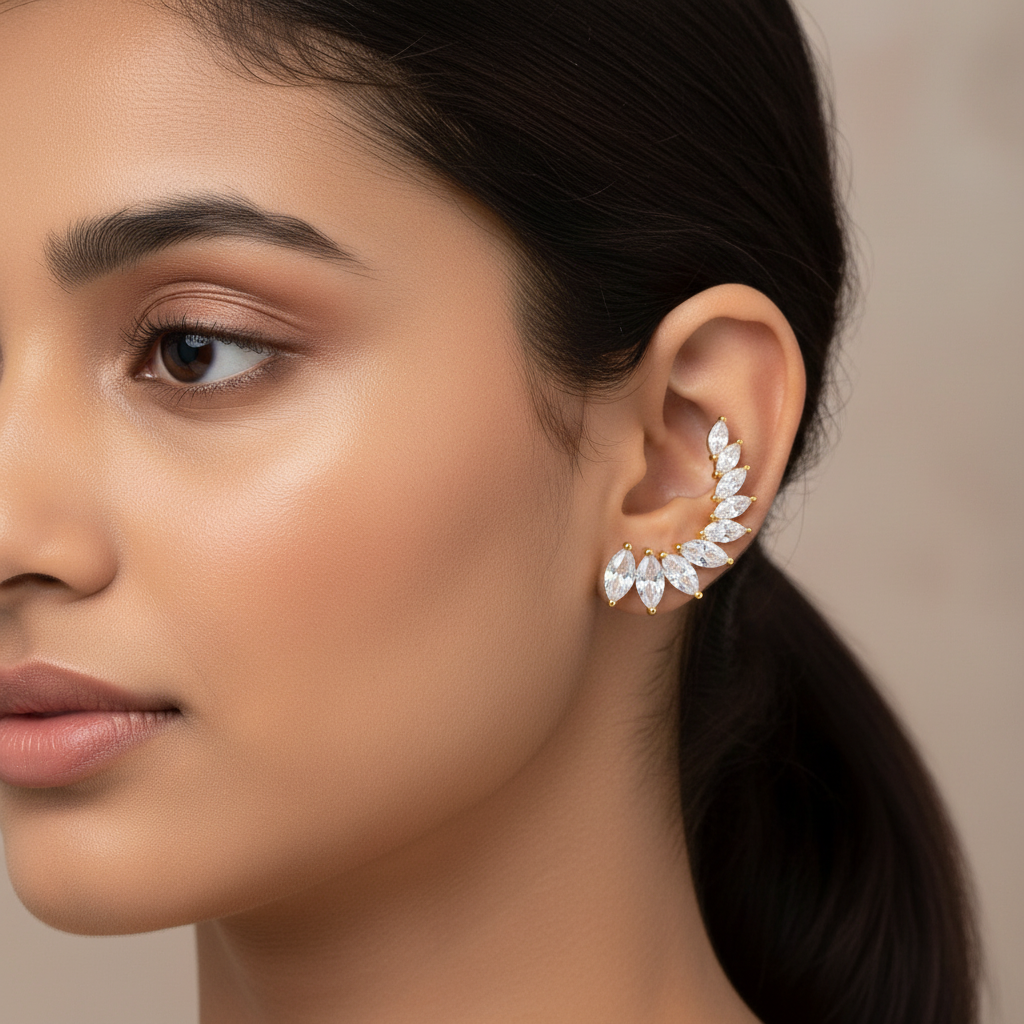 92.5 silver ear climber