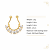925 Sterling Silver Septum Nose Pin with Specifications