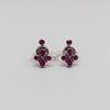 925 Sterling Silver Ruby Toe Rings