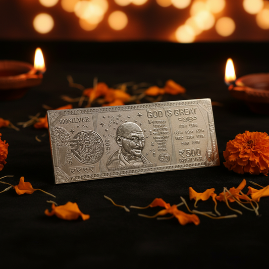 999 Silver ₹500 Note – Lifestyle