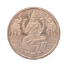 999 Pure Silver Coin - Laxmi & Om Design (6cm Diameter)
