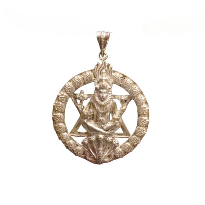 ASP Pure Silver Chakra Narasimha Locket