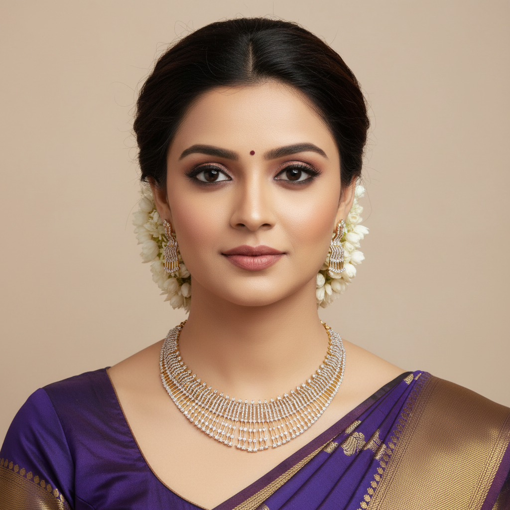  American Diamond Necklace 