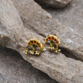 Antique Gold Plated Bugadi Earrings - Vintage Heritage Style