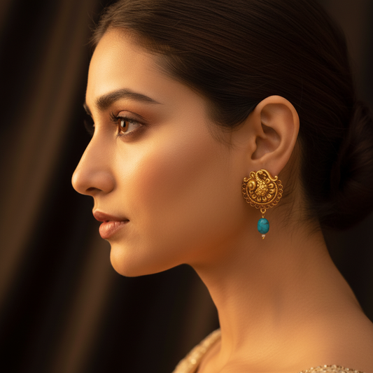Antique Nagas Studs Earrings 