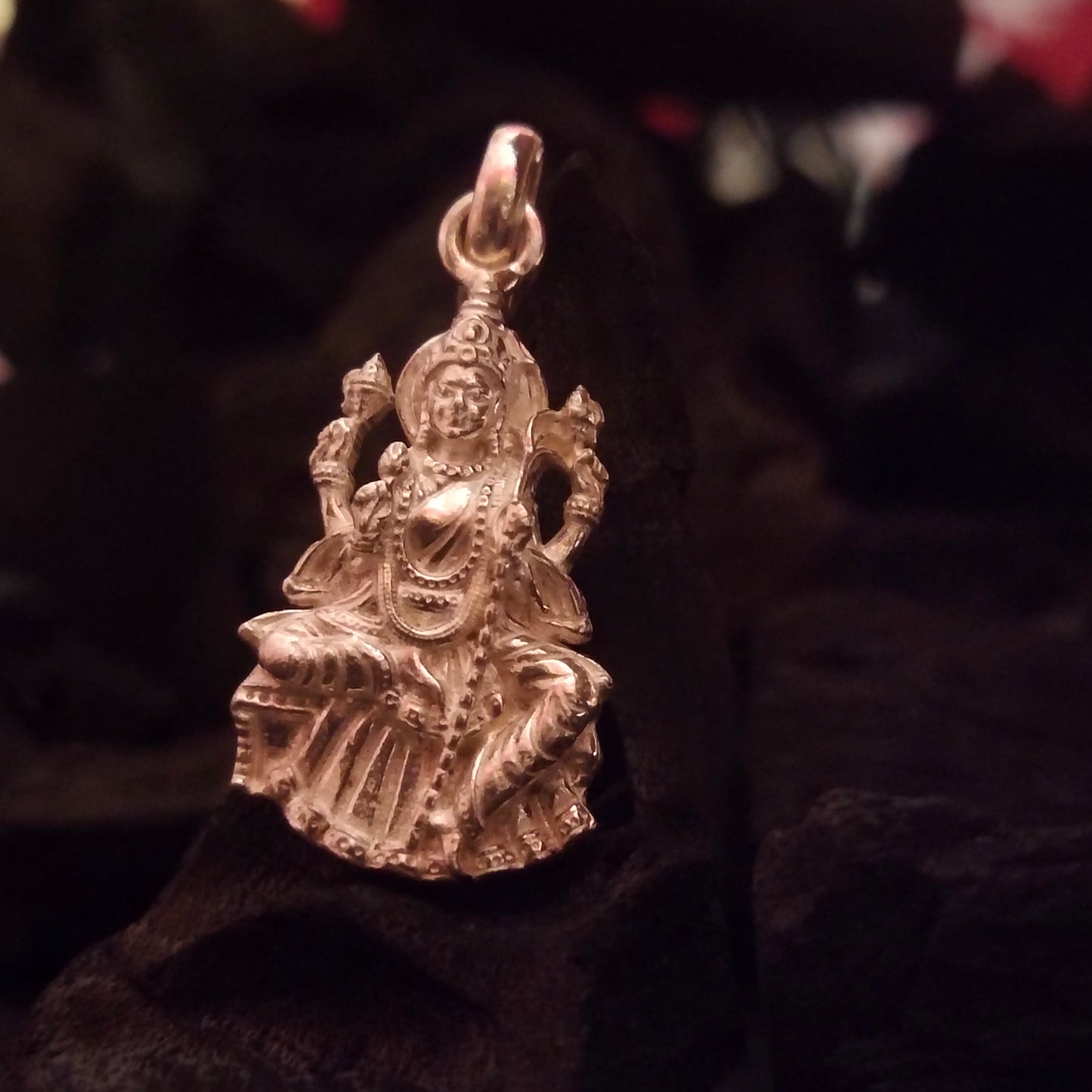 Asp Silver Lakshmi Pendant