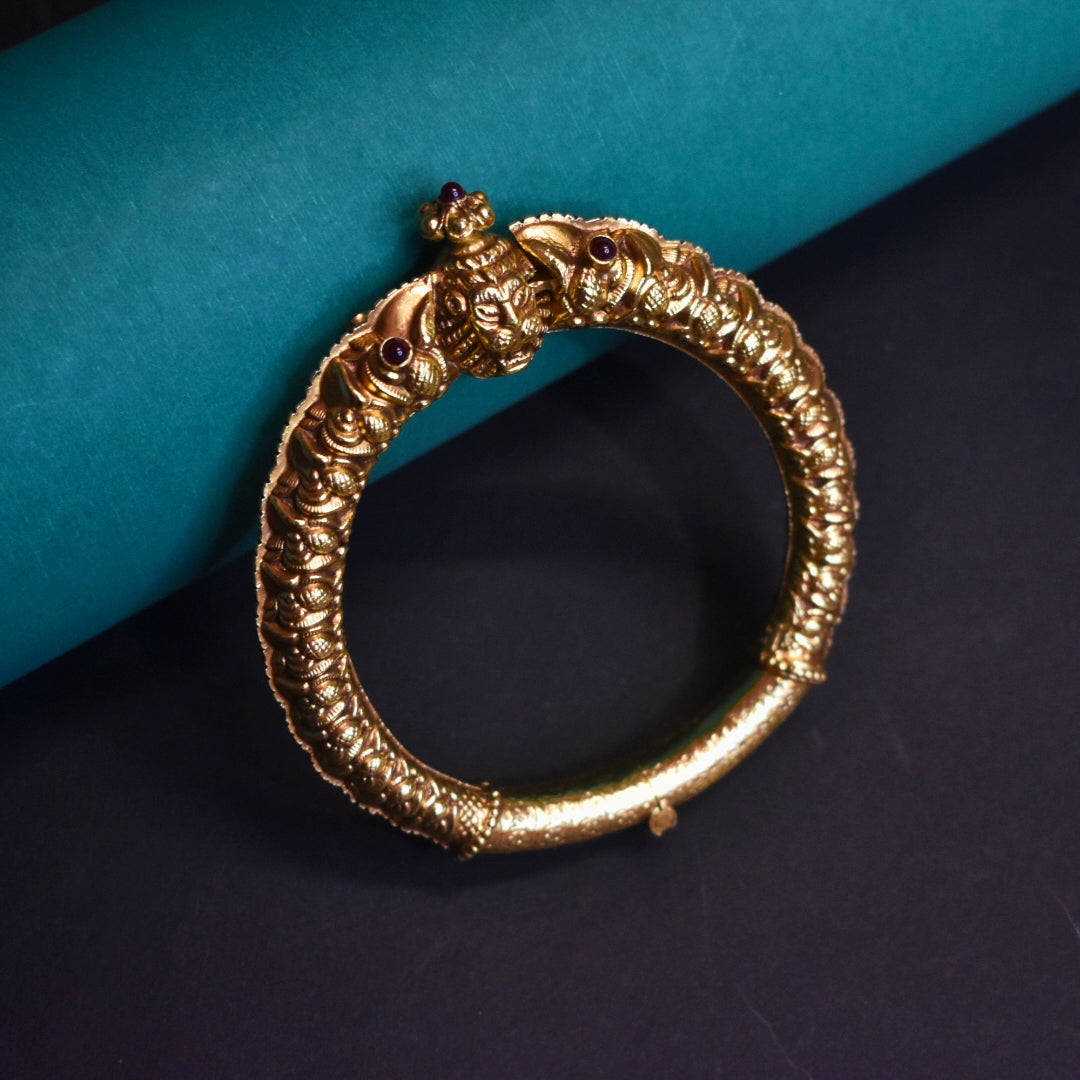 Asp Silver Nagas Simha Kada for Men