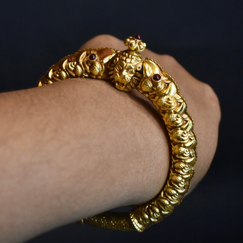 Asp Silver Nagas Simha Kada for Men