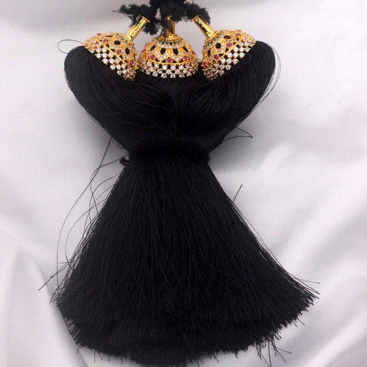 Asp Zircon Kunjalam - Kuppulu - Jada Gantallu - For Classical Dance Hair Extension