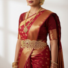 CZ Vaddanam - Pearl 24K Gold Plated Bridal Belt