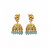 Classic Uncut Diamond Jhumka Set - Timeless Polki Style Earrings