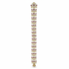 Crescent Moon CZ Ruby Bridal Jada Bila | American Diamond South Indian Hair Jewellery