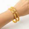 Daily Wear Gold Plated Bangles Pair - One Gram Gold 24K