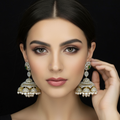 Diamond Jhumkas 