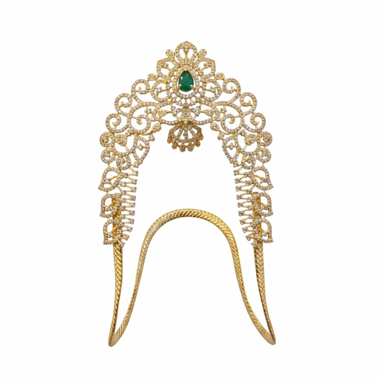 Emerald Floral Temple Vanki 