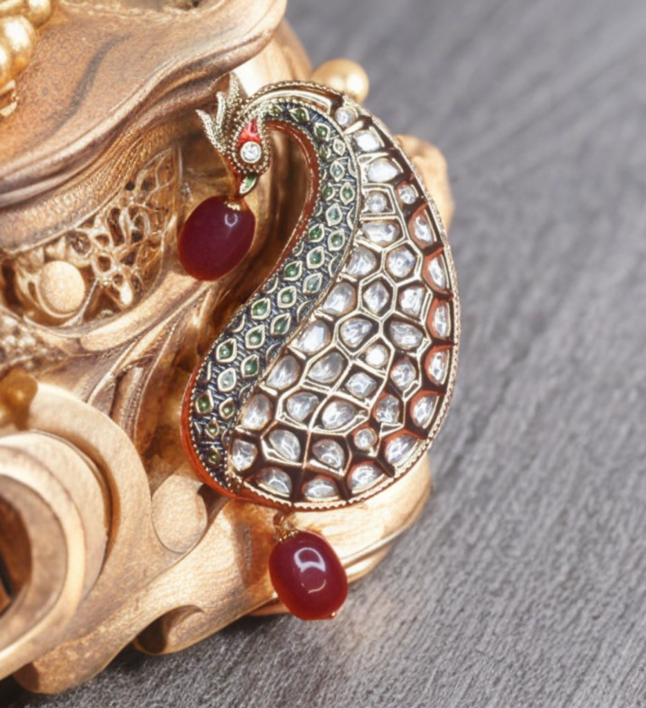 Exquisite Asp Mayur Kundan Kalangi for Groom