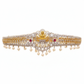 Goddess Lakshmi American Diamond Vaddanam 