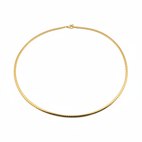 Gold Omega Necklace
