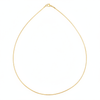 Gold Wire Chain Necklace