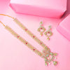 American Diamond Long Necklace Set By Asp Fashion Jewellery