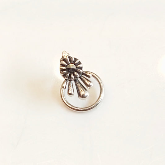 Asp 925 Silver Wire Nose Pin
