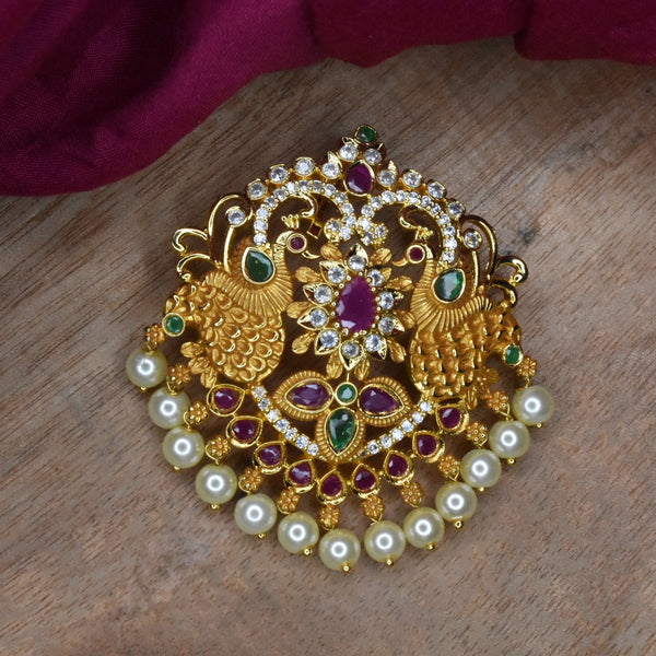 The Unforgettable Cz Peacock Pendant by ASP Fashion Jewellery