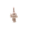 Embrace the Strength and Protection of the Panchmukhi Hanuman with this Stunning Silver Pendant"