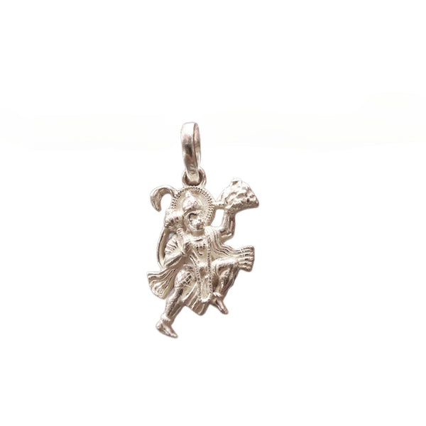 Divine Grace in Silver: Hanuman Pendant, a Symbol of Strength and Protection