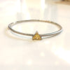 "Effortlessly Elegant: Discover the Classy Charm of the 925 Silver Bangle Bracelet by Asp Silver"