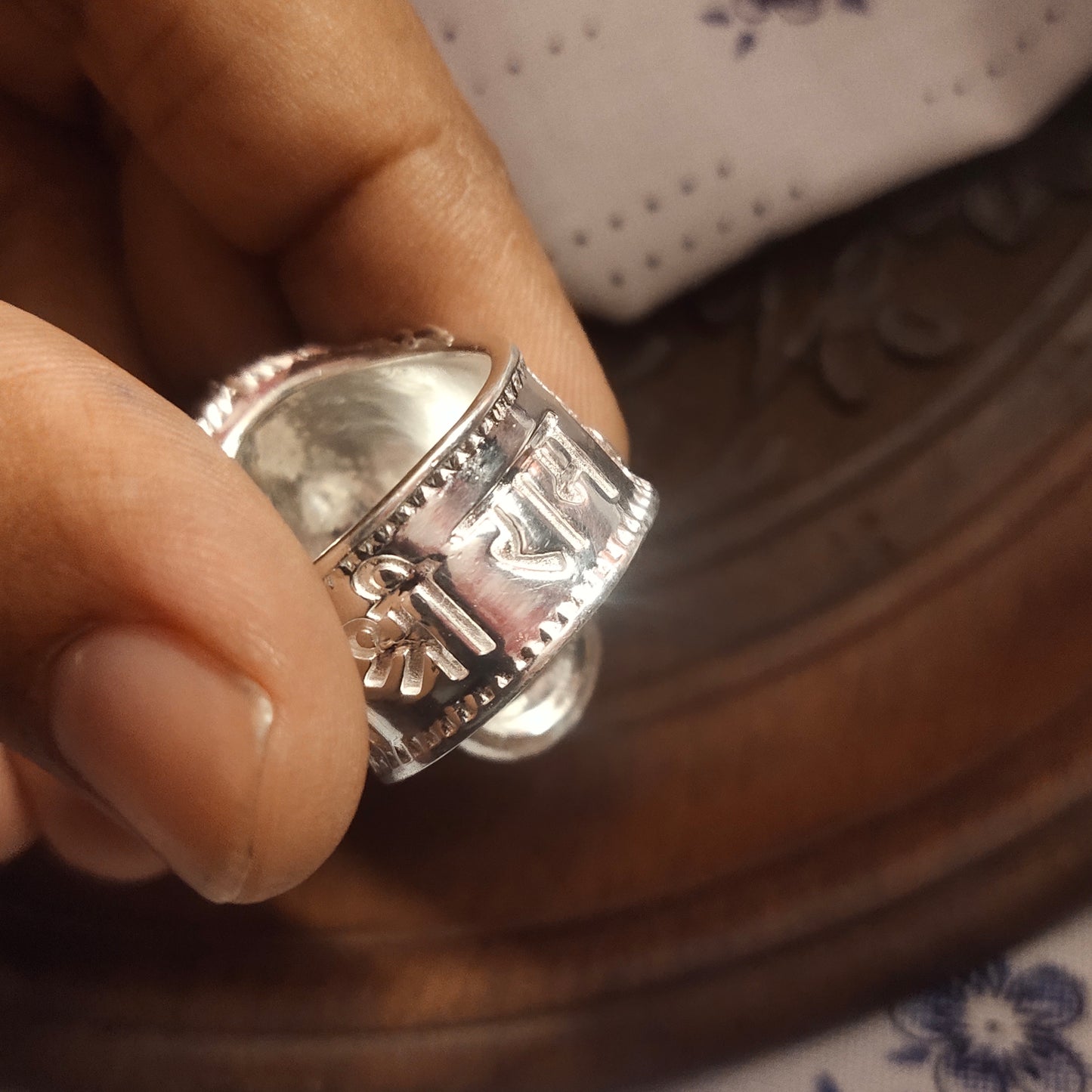 Asp Silver Sterling Silver Lord Hanuman Ji Ring