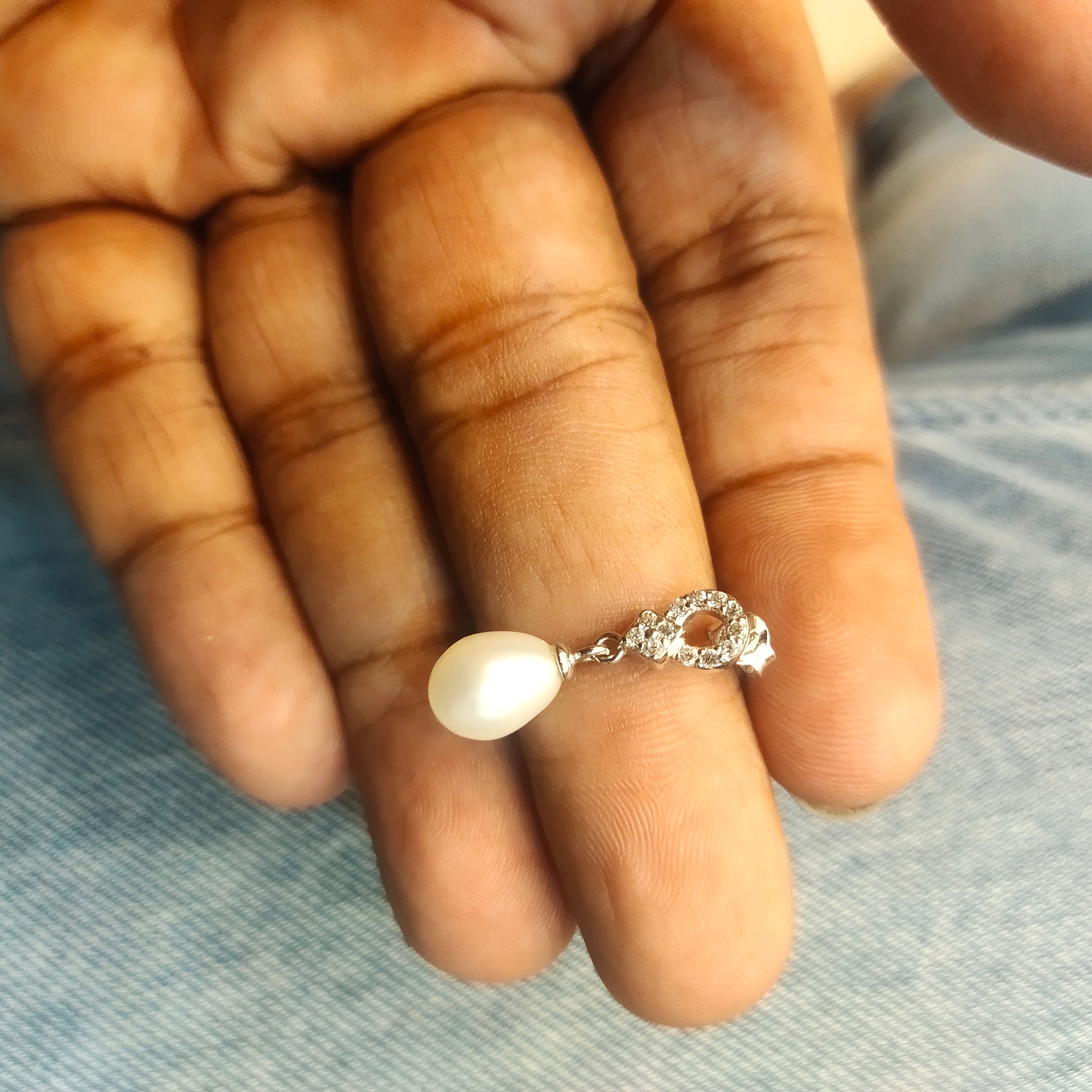 925 Sterling Silver Mangalsutra Set with Black Beads - Elegant Traditional Design