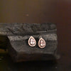 "Glisten & Glow: Stunning Silver-Plated Teardrop Earrings by Asp Fashion"