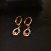 Asp Fashion's Rose Gold Drop Earrings