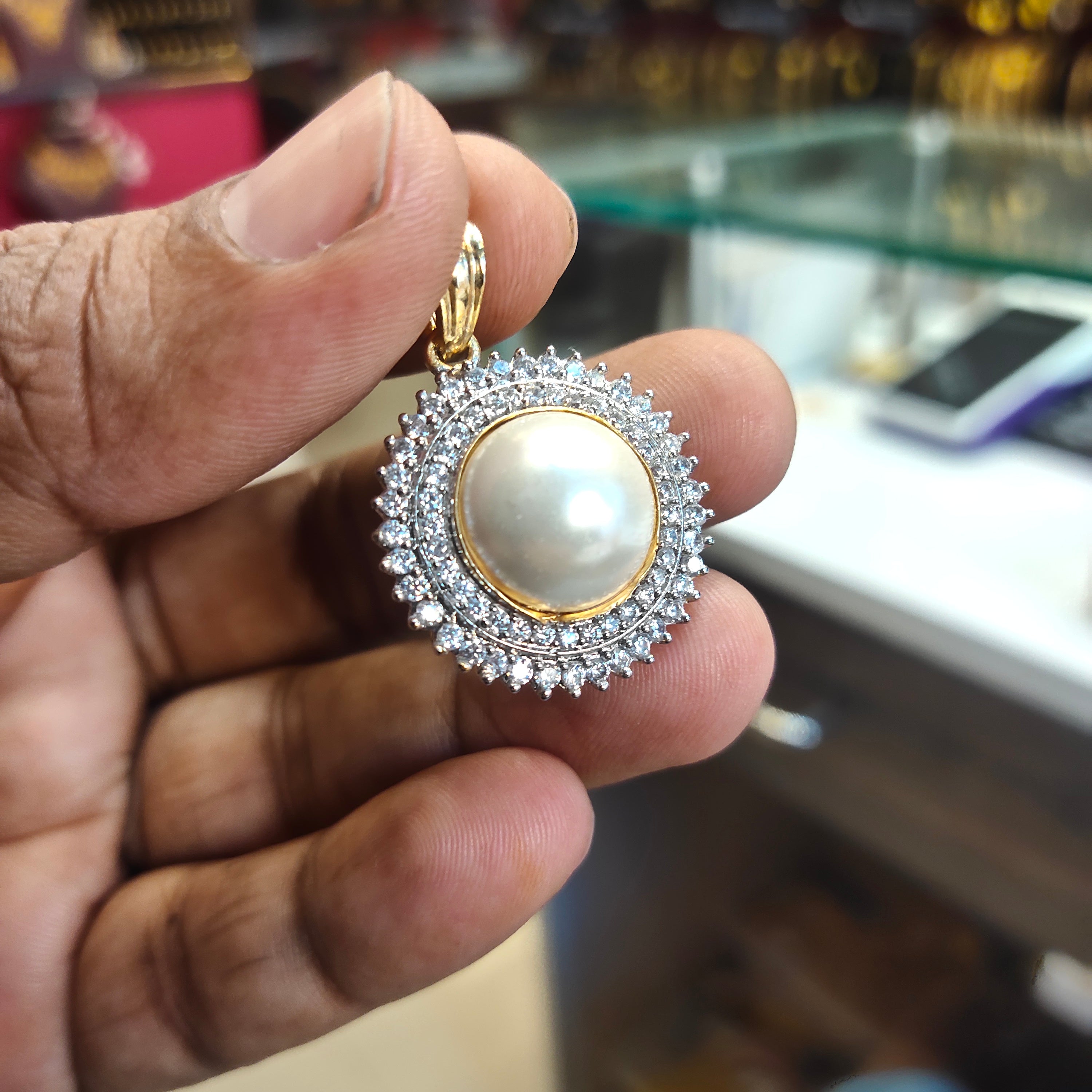 Supreme Pearl Pendant Set - Designer Jewelry