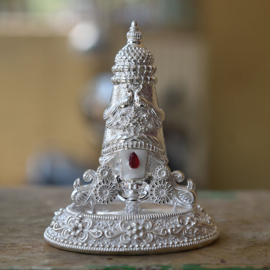 "Shine Bright: The Pure Silver Tirupati Balaji Idol - A Divine Masterpiece"