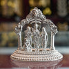 "Shining Devotion: The Pure Silver Sri Ram Darbaar Idol"