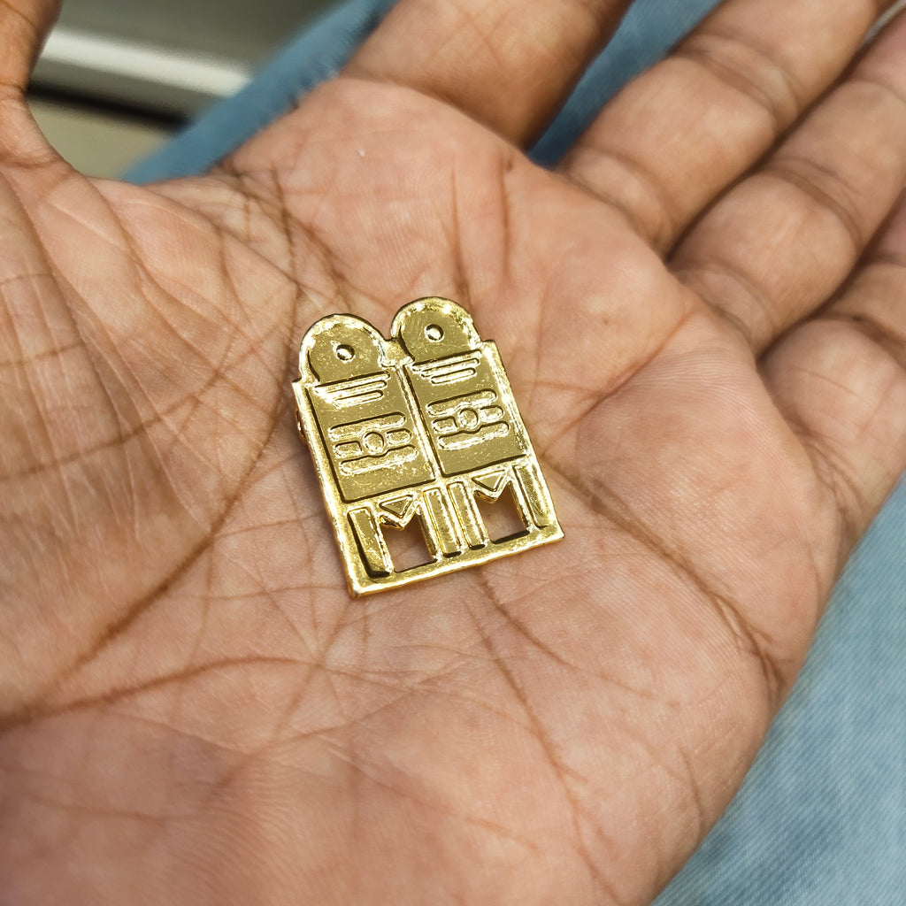 Stunning 24K Gold Plated Thali Pendant - Glow in Gold by ASP Fashion Jewellery