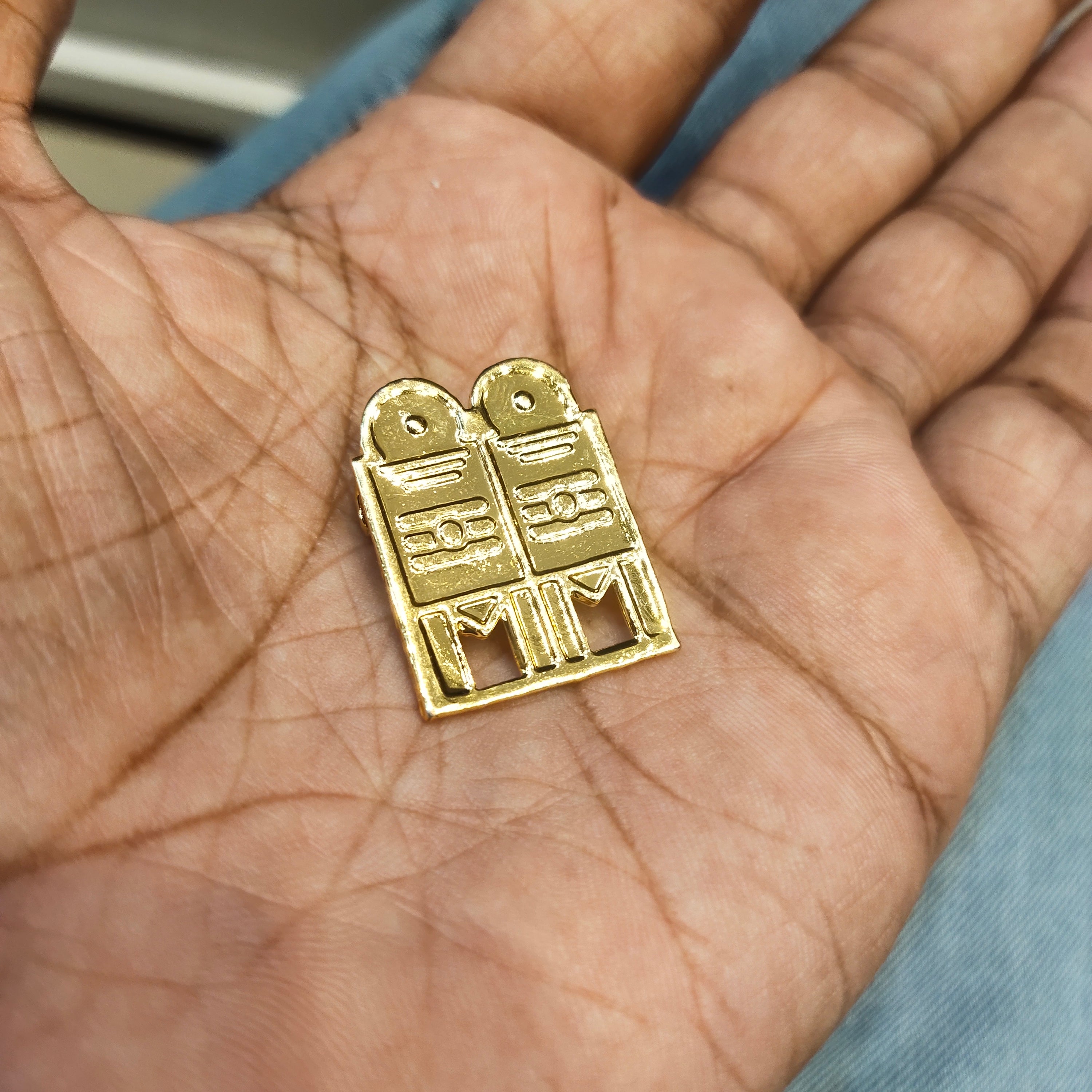 Stunning 24K Gold Plated Thali Pendant - Glow in Gold by ASP Fashion Jewellery