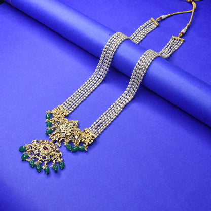 Enhance Your Style With Rice Pearl CZ Rani Haar Set From Asp Fashion Jewellery