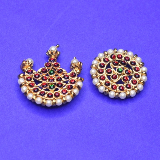 Bharatanatyam Kemp Sun & Moon Jewellery