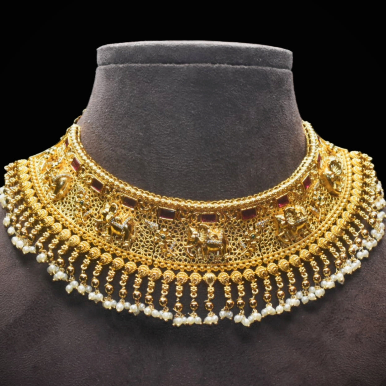 "Timeless Elegance: The Antique Choker Set by Asp Fashion Jewellery"