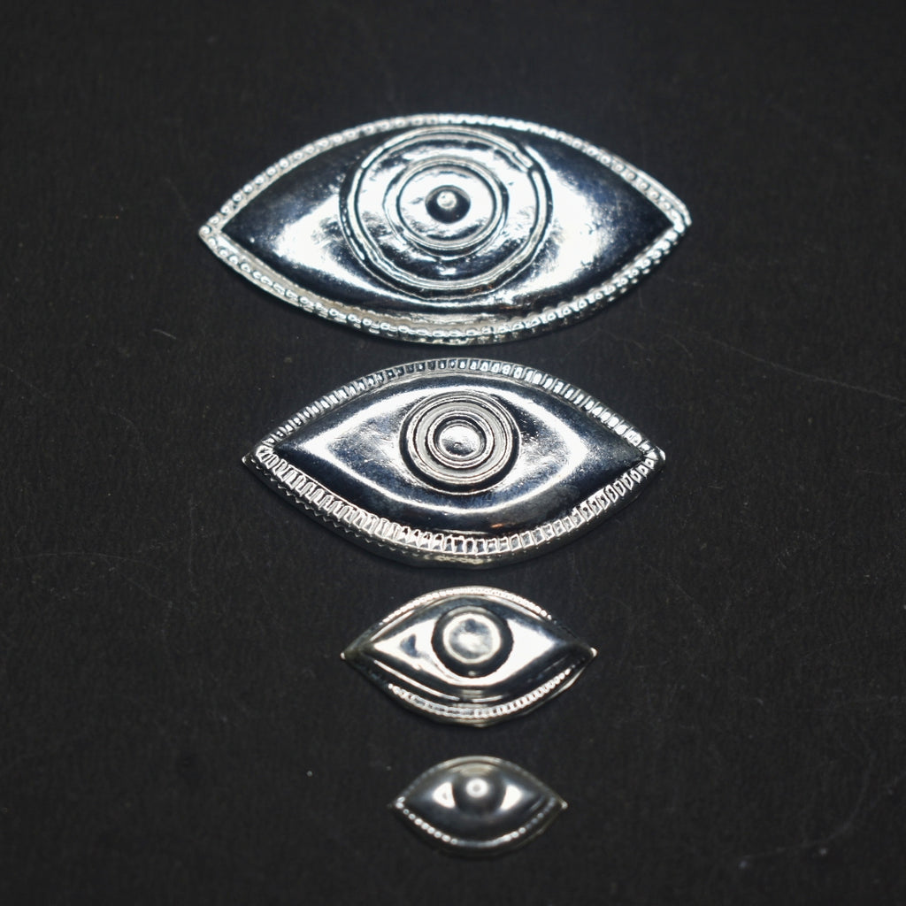Premium Pure Silver Eyes - Chandi Ki Aankh for Puja, Astrology & Lal Kitab Remedies