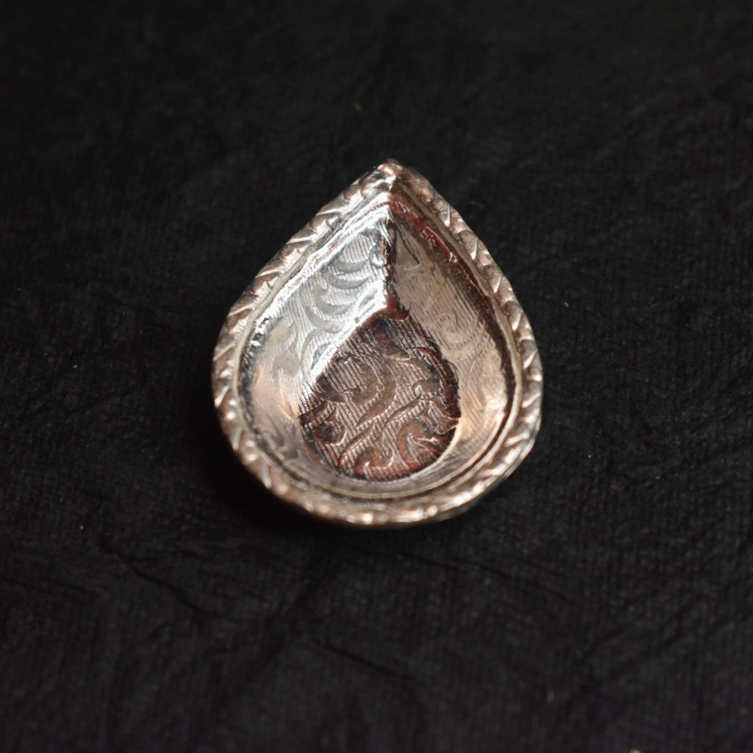 Pure Silver Dan Diya - Traditional Pooja Lamp