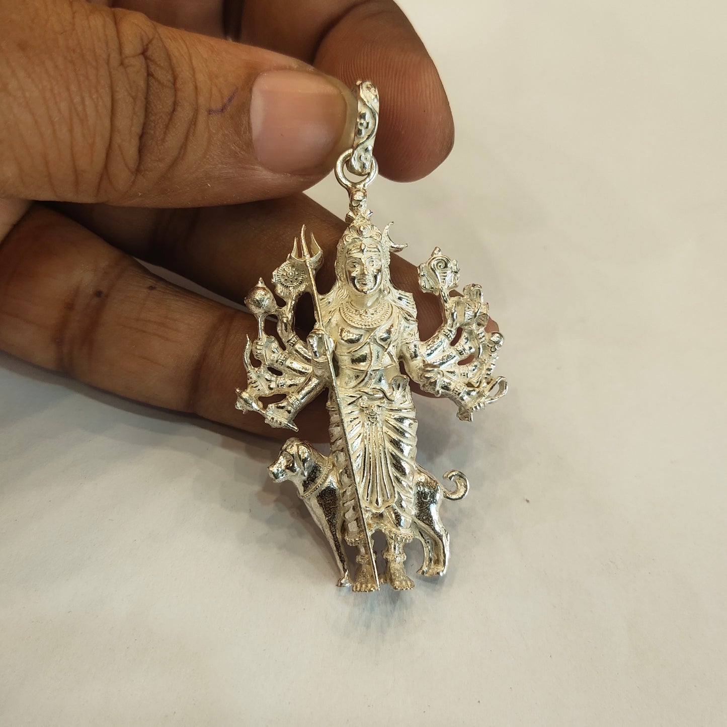 Asp Silver Kaal Bhairav Locket