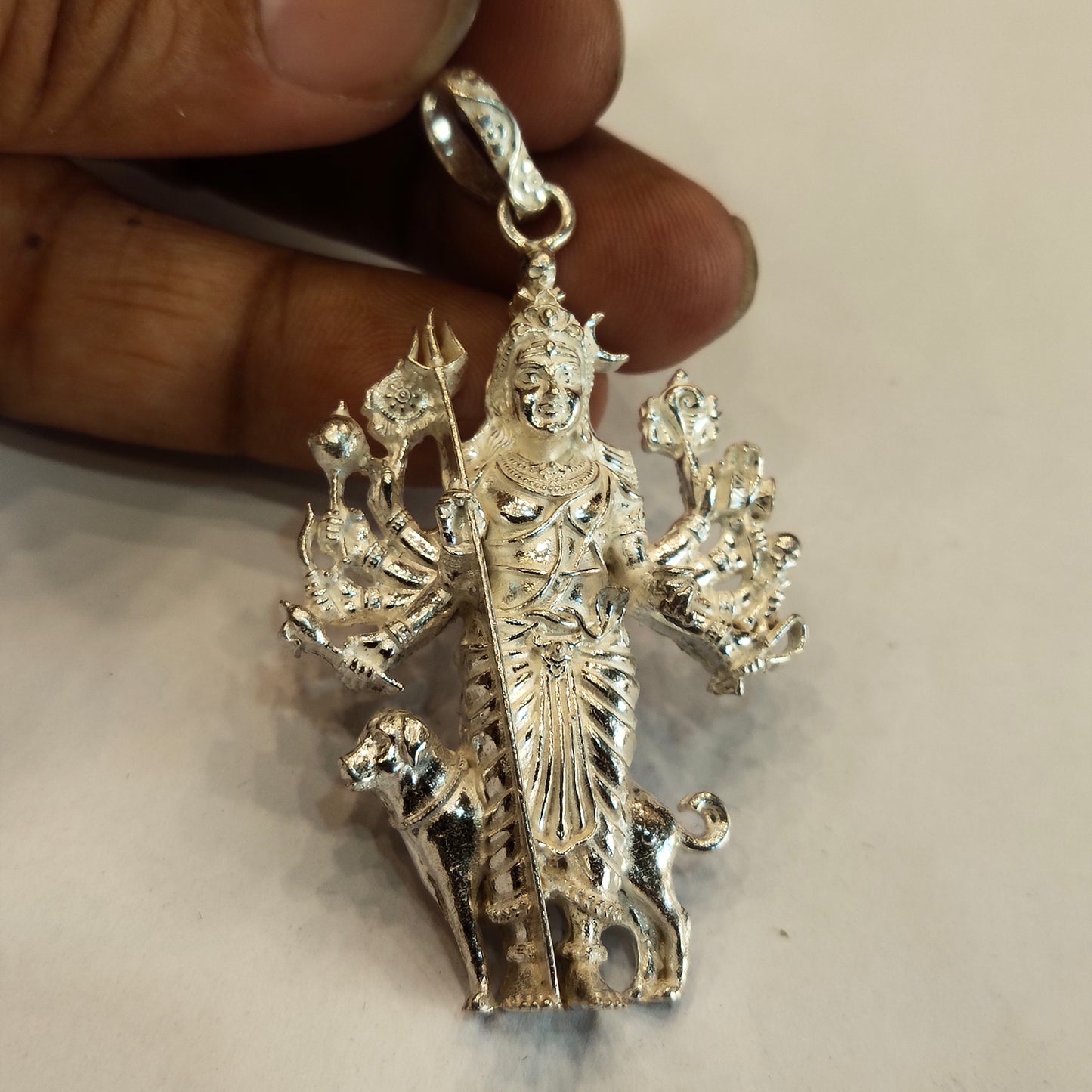 Asp Silver Kaal Bhairav Locket