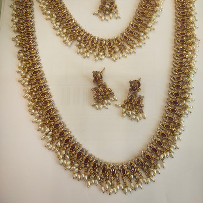 Asp Antique Pearls Guttapusalu Necklace set