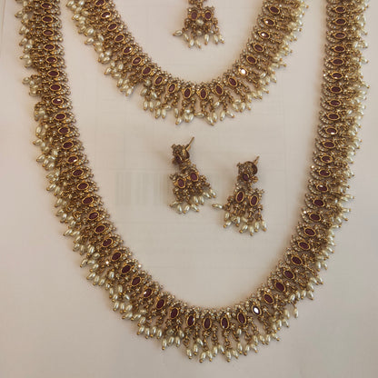 Asp Antique Pearls Guttapusalu Necklace set