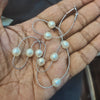 Asp Real Pearls White Alloy Chain Necklace