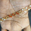 Asp Two-Layered Coral and Pearl Chain