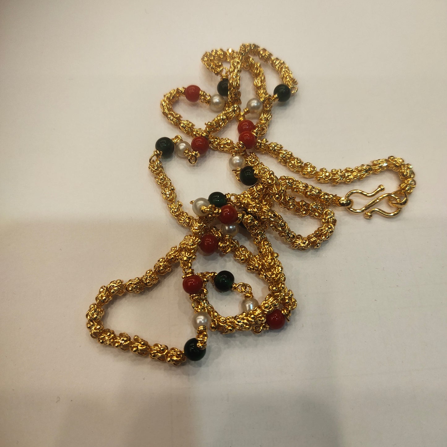 Asp Women’s Chandramukhi Chain With Corals and Pearls